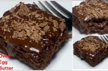 Chocolate Brownie in Lock-down Without Cream, Butter, Machine, Egg | Healthy Food Kitchen
