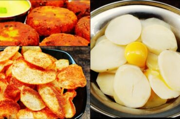 3 Quick Evening Snack Recipe | Very tasty Potato Evening Snacks| Lock down Recipes|