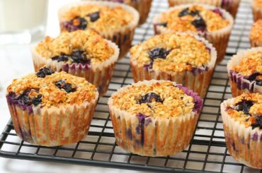 Blueberry Oatmeal Muffins | Quick + Easy + Make-Ahead Recipe | Bake With Me