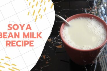 Easy Healthy Recipe | Soya Bean Milk Recipe | Kitchen Journey | JS World Studio
