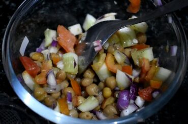Chickpea salad  Recipe|Healthy and tasty salad| 5 min Chana Salad|Cooking with Princy