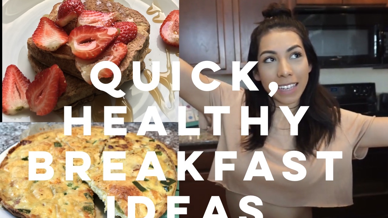 Quick, Easy and Healthy Breakfast Ideas | 3 Recipes For On The Go Quick, Easy and Healthy Breakfast Ideas | 3 Recipes For On The Go