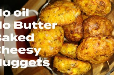 3 Ingredients Baked Cheese corn Nuggets In Just 5mins •Low Calorie Snacks• Easy Lockdown Recipe