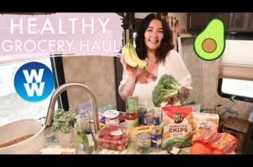 HEALTHY WEEKLY GROCERY HAUL ON WEIGHT WATCHERS TO LOSE WEIGHT!