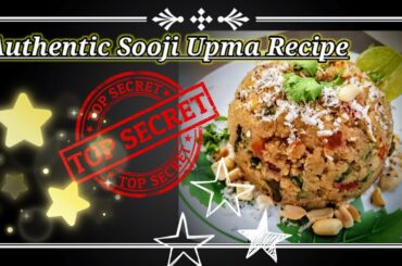 How To Make Veg Upma | 2 Minute Easy & Healthy Breakfast Recipe | Rava Upma | Sooji ka Upma |uppittu