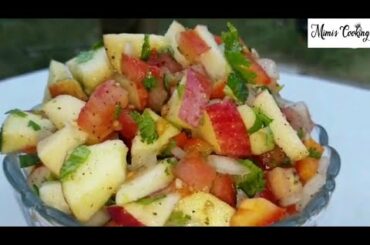 Salad Recipe | Fresh Apple Salsa Recipe By Mimi's Cooking