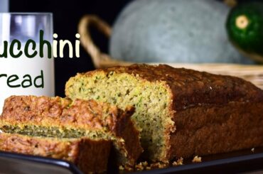 zucchini bread recipe, soft and spiced vegetable bread recipe