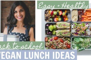 EASY VEGAN LUNCH IDEAS | bento box lunch ideas | healthy & quick