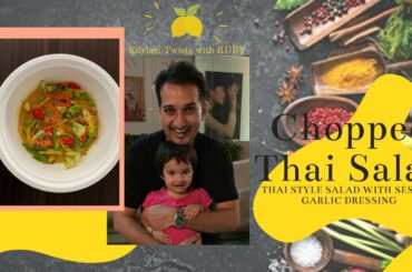 Chopped Thai Salad #HouseLockDownSeries