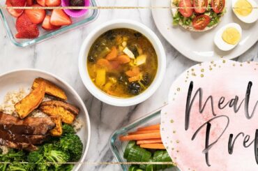 5 Healthy MEAL PREP Ideas for the ENTIRE DAY! | HONEYSUCKLE