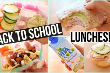 5 Easy Healthy Back To School Lunch Ideas!