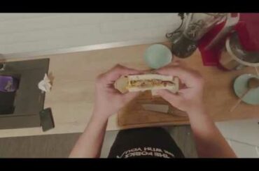 How to cook fast, simple and almost healthy? Philadelphian Sandwich