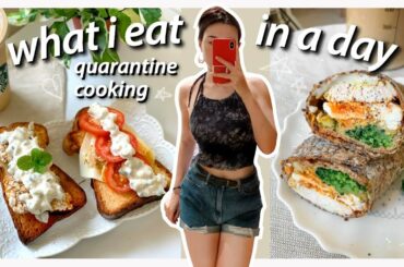 #Stayhome 居家減脂餐，不敢相信這樣吃超飽一天不到1600卡！｜What I Eat & Do To Stay Happy & Healthy | QUARANTINE MEAL IDEAS!
