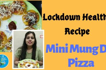 Mungdal Pizza | Lockdown recipe | Lockdown Cooking |Quarantine Recipe | Healthy Food| Healthy recipe