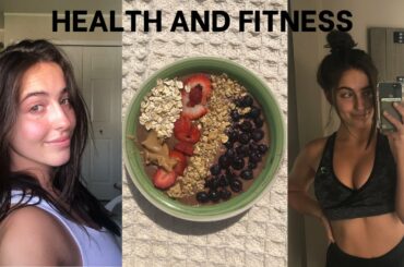 vlog: healthy meals, workouts, etc