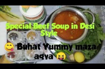 Beef Bones Soup | Desi Style |Healthy Food | Cooking Vlog |