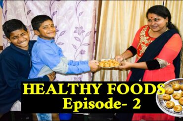 HEALTHY FOODS (Ep 2) // Oats Sunundalu Recipe // Urad Dal Laddu // by Navya Deepika