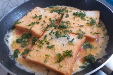 Bread Omelete, Morning Healthy Breakfast
