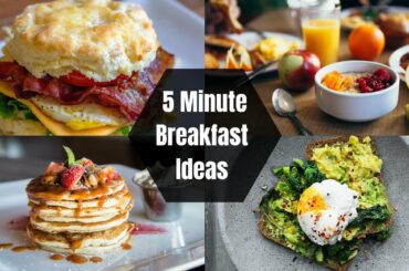 5 Minute Breakfasts Ideas || Easy Healthy Breakfast Ideas