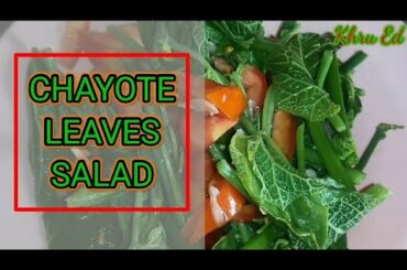 How to make Chayote Leaves Salad