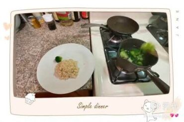 Simple healthy dinner. 04/13/2020