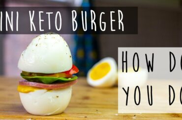 MINI KETO BURGERS Low Carb Snack Ideas