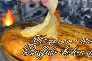 Easy Buffalo Chicken Dip tutorial - Quarantine Snack Ideas