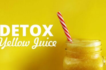 3-Ingredient Yellow Detox Juice | Easy and Healthy Detox Recipe