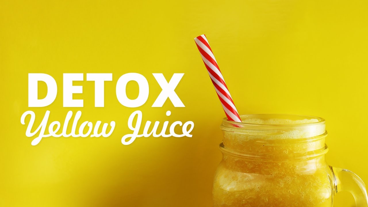 3-Ingredient Yellow Detox Juice | Easy and Healthy Detox Recipe 3-Ingredient Yellow Detox Juice | Easy and Healthy Detox Recipe