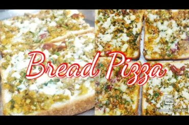 Bread Pizza in Tawa - Healthy Homemade Evening Snack
