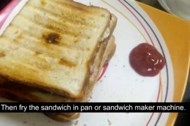 Veg MAYO Sandwich-Easy and Quick mayo sandwich-1 Minute sandwich recipe