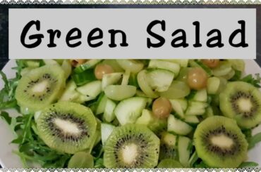 Green Salad , Super healthy and delicious Salad Recipe in Urdu Hindi, Minal Kitchen