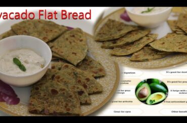 Avacado Flat Bread-Easy Recipe(Vegan) |stuffed paratha| |healthy cooking| #avacadoroti #tortillawrap