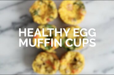 Healthy Egg Muffin Cups (Meal Prep Idea!) | A Sassy Spoon