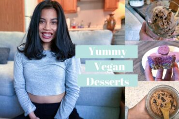 3 Easy Healthy Dessert Recipes That Actually Taste Good (NO BAKE, VEGAN)