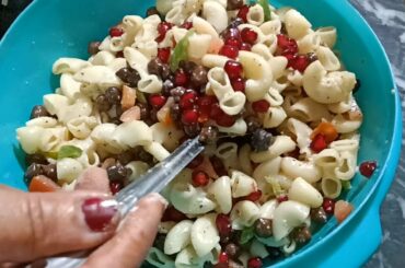 Macroni Chana Chaat Recipe | Chana Macroni Salad Recipe | Indain Street food | Chaat Recipe