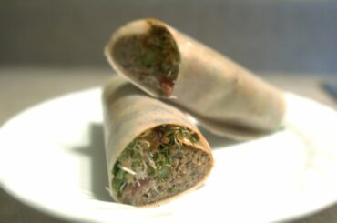 How to make vegan tuna wraps. Awesome recipe for weight loss & health.