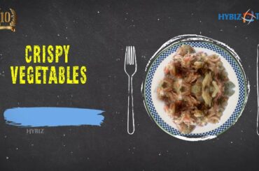 Crispy Vegetables Recipe | Recipes for snacks | #VegCrispyRecipe | Healthy snacks | Hybiz TV