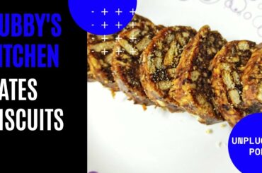 Dates Biscuits | Healthy Snacks | Easy Recipe | 2 Ingredients | Hubby's Portal