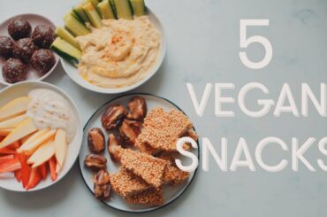 5 Quick & Easy Vegan Snacks | Madeleine Shaw