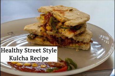 Healthy Snack Recipe | Power Food FLAX SEED | Street Food Kulcha Recipe with Flax Seeds