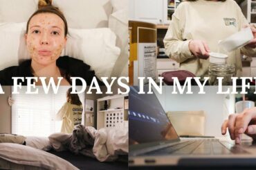 VLOG: assignments + essays are due, new healthy recipes, + self care night