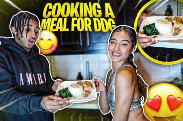 COOKING A QUICK & EASY GOURMET MEAL FOR DDG...(HE LOVED IT!)