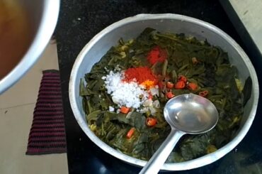 Palaku poppu recipe in Telugu//palak Dal recipe in Telugu//healthy and tasty recipe//pulakura poppu