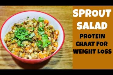 Sprout Salad- Protein Salad.. Diet and weight loss recipe.. with Best Foodie Friends
