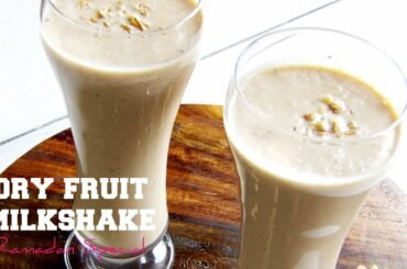 Dry fruit milkshake | Healthy Ramadan Recipes | Hungry for Goodies