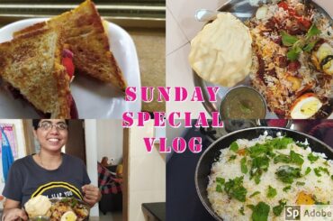Odia vlog# Biryani ଏମିତି କେବେ ଖାଇ ନଥିବେ☺️# healthy sandwich# Special Sunday Vlog😊