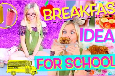 Easy & Healthy Back to School Breakfast Ideas!!
