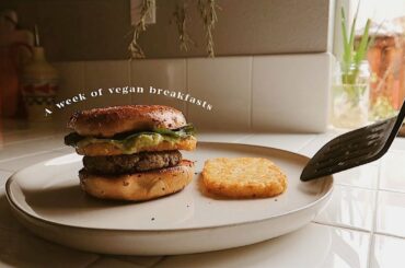 A week of vegan breakfasts // 7 vegan breakfast recipes