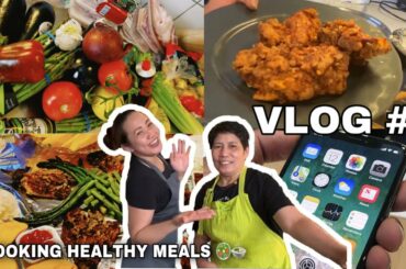 VLOG #3: COOKING HEALTHY MEALS + I GOT A NEW IPHONE ( PART ONE )